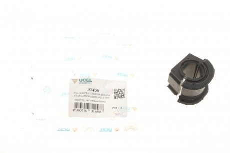 Втулка стабилизатора (переднего/внутренняя) Fiat Doblo 01- (d=23.5mm) (пасажир) UCEL 31456