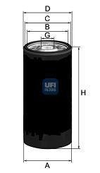 Масляний фільтр UFI 2314400 (фото 1)