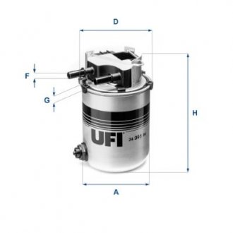 Паливний фільтр UFI 24.095.04 (фото 1)