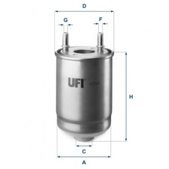 Фільтр паливний UFI 24.186.00