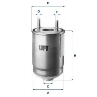 Фільтр паливний UFI 24.187.00