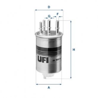 Паливний фільтр UFI 24.188.00