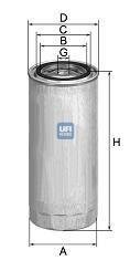 Топливный фильтр UFI 2434100