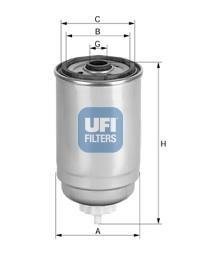 Фільтр паливний UFI 24.401.00