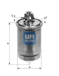 Паливний фільтр UFI 24.440.00 (фото 1)