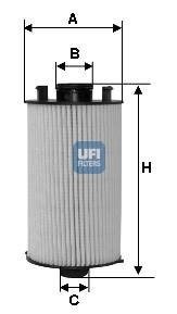 Масляний фільтр UFI 25.051.00 (фото 1)