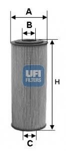 Масляний фiльтр UFI 25.165.00 (фото 1)