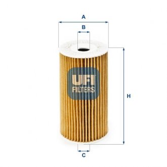Масляний фільтр UFI 25.186.00