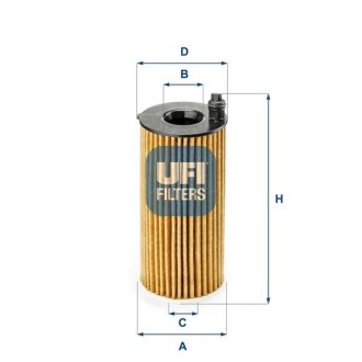 Масляний фільтр UFI 25.188.00