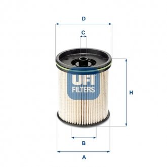 Паливний фільтр UFI 2612200