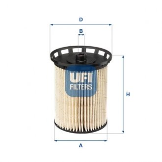 Паливний фільтр UFI 26.129.00