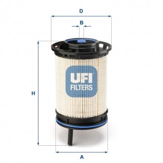 Паливний фільтр UFI 26.130.00 (фото 1)