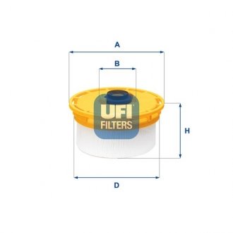 Паливний фільтр UFI 26.138.00