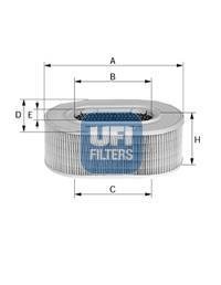 Фото автозапчастини фільтр повітря UFI 2742700