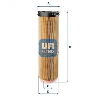 Повітряний фільтр UFI 27.B12.00 (фото 1)