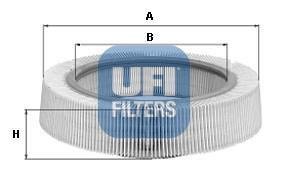 Фото автозапчасти повітряний фільтр UFI 30.005.00