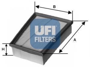 Фильтр воздушный Fabia 1.4/1.9 UFI 30.132.00 (фото 1)