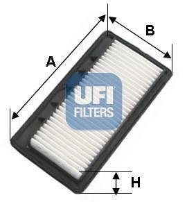 Фото автозапчасти повітряний фільтр UFI 30.468.00