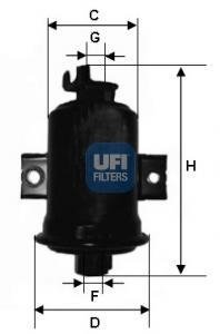 Фото автозапчасти фiльтр паливний UFI 3156000