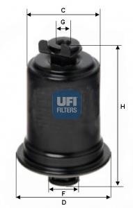 Фiльтр паливний UFI 3160500