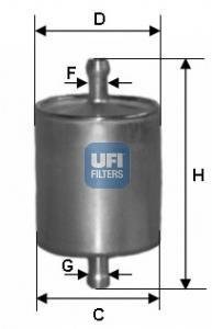 Паливний фільтр UFI 31.760.00