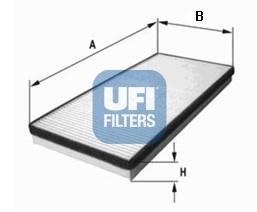 Фильтр, воздух во внутренном пространстве UFI 5305400 (фото 1)
