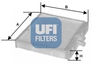 Фільтр, повітря у внутрішній простір UFI 53.090.00
