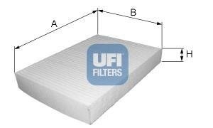 Фото автозапчасти фiльтр салону UFI 53.261.00