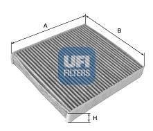 Фільтр, повітря у внутрішній простір UFI 54.100.00