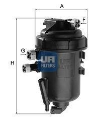 Фильтр топливный OPEL COMBO C, MERIVA A 1.3 CDTI 04- UFI 55.116.00 (фото 1)