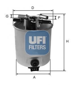 Фільтр паливний UFI 55.393.00 (фото 1)