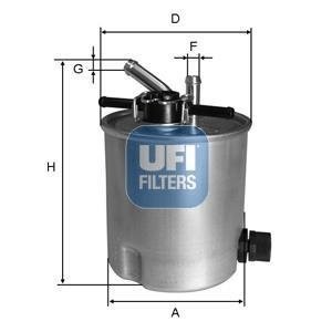 Паливний фільтр UFI 55.394.00 (фото 1)
