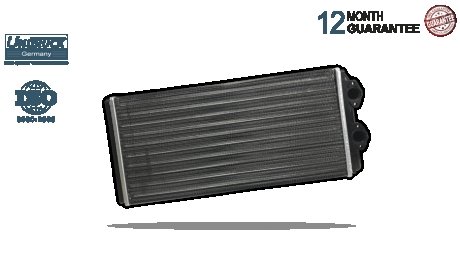 Радиатор печки Volvo FH (20532914, 3090893) UNITRUCK GERMANY DHR0893 (фото 1)