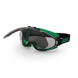 Захисні окуляри поверх окулярів/зварювання, UV 400, колір лінзи: прозорий, стандарти: EN 166; EN169; EN 170, колір: чорний/зелений UVEX 9302.045