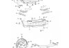 Кріплення бампера задній права (пластик) ліфтбек 11.08-06.13 VAG 1Z5807394 (фото 2)