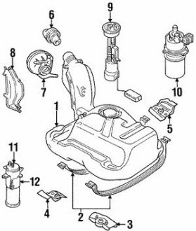 Фото автозапчасти датчик покажчика рівня палива VW VAG 333 919 673D