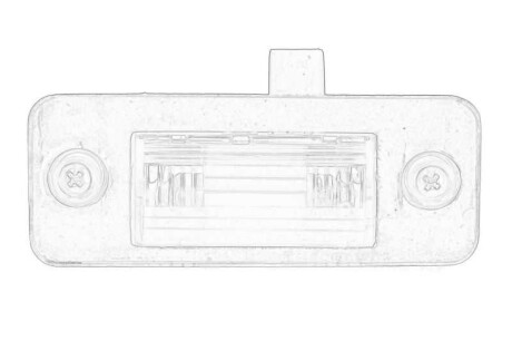 Фото автозапчастини ліхтар освітлення номерного знаку ліва AUDI A8 D3 10.02-07.10 VAG 4E0 943 021