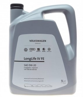 Моторное масло LONGLIFE IV FE 0W-20 (GS60577M2, GS60577M2) VAG GS60577M4