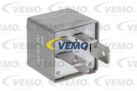 Фото автозапчастини реле (12V) AUDI A3, SEAT ALTEA, ALTEA XL, LEON, TOLEDO III, SKODA OCTAVIA II, Volkswagen CADDY III, CADDY III/MINIVAN, CADDY IV, CADDY IV/MINIVAN, EOS, GOLF PLUS V, GOLF V, GOLF VI, JETTA III 02.03- VAICO V15-71-1022