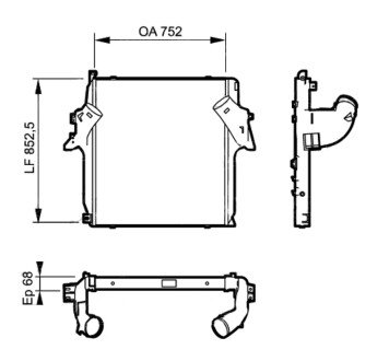 Фото автозапчастини chЕ‚odnica pow.MB Act.1/2/3 -11r Valeo 0406000016