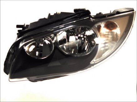 Фара ліва (2*H7, електр, з моторчиком, галоген; з лампочкою, колір повороту: прозора) BMW 1 (E81), 1 (E82), 1 (E87), 1 (E88) -12.13 Valeo 044279