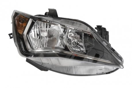 Фара права (2*H7/LED, електр, з моторчиком, галоген; з лампочкою) SEAT IBIZA IV, IBIZA IV SC, IBIZA IV ST 05.15- Valeo 046725