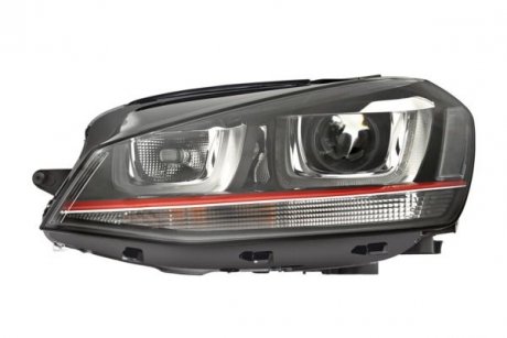 Фара левая (D3S/H7/LED, электрический, с моторчиком, с рассеянным светом) Volkswagen GOLF VII 04.13- Valeo 046806