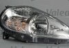 Фара правая (H4, электро, с моторчиком, галоген; с лампочкой, вставить цвет: серебряный, цвет поворота: прозрачная) FIAT GRANDE PUNTO -01.08 Valeo 088902 (фото 3)