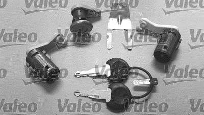 Елемент дверної ручки Вкладиш замка дверної ручки (3 вкладки, 2 ключі, підтримка) Renault KERAX, PREMIUM 04.96- Valeo 256466 (фото 1)