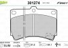 Фото автозапчастини гальмівні колодки передні KIA RIO; MAZDA 121 II, 323 C IV, F IV, S IV, PV, CV, FV, SV, DEMIO 1.3-1.8 08.89- Valeo 301274 (фото 1)