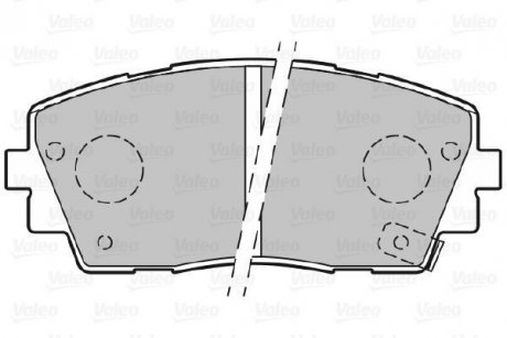 Фото автозапчасти гальмівні колодки (набір) Valeo 301299