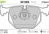 Фото автозапчастини керамічні гальмівні колодки задні BMW 3 (E46), 5 (E34), 5 (E39), 7 (E38), 8 (E31), X3 (E83), X5 (E53), Z4 (E85), Z4 (E86), Z8 (E52); LAND ROVER RANGE ROVER III; MASERATI GHIBLI II 2.0-5.6 01.90-08.12 Valeo 301580 (фото 1)
