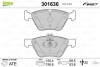 Гальмівні колодки передні CHRYSLER CROSSFIRE; MERCEDES KLASA CLK (C208), KLASA E (S124 / W124 / W210), KLASA SLK (R170) 2.0-3.3 06.95- Valeo 301636 (фото 1)