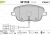 Фото автозапчастини керамічні гальмівні колодки передні SEAT IBIZA III; SKODA FABIA I, FABIA II, ROOMSTER, ROOMSTER PRAKTIK; Volkswagen POLO 1.2-2.0 12.99-05.15р Valeo 301720 (фото 1)